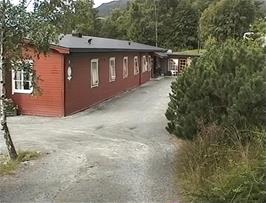 Stryn youth hostel, 14 Geilevegen, as seen from the road above